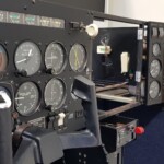 Analog instruments in this AST-300 are powered by SimStack to provide a realistic instrument training experience