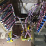 Installing SimStacks into the P6 circuit breaker panel in a 747-400 simulator.