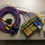 An example of a test harness connected to a SimStack.