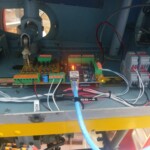 This SimStack was installed up near the rotor mast.