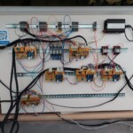 The start of another SimStack installation - the open panels make maintenance and installation troubleshooting a breeze.